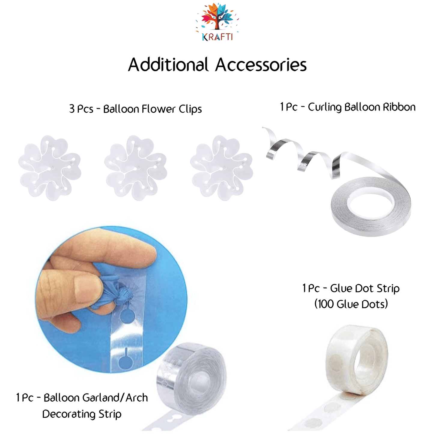 Gender Reveal Balloon Garland & Decor Kit