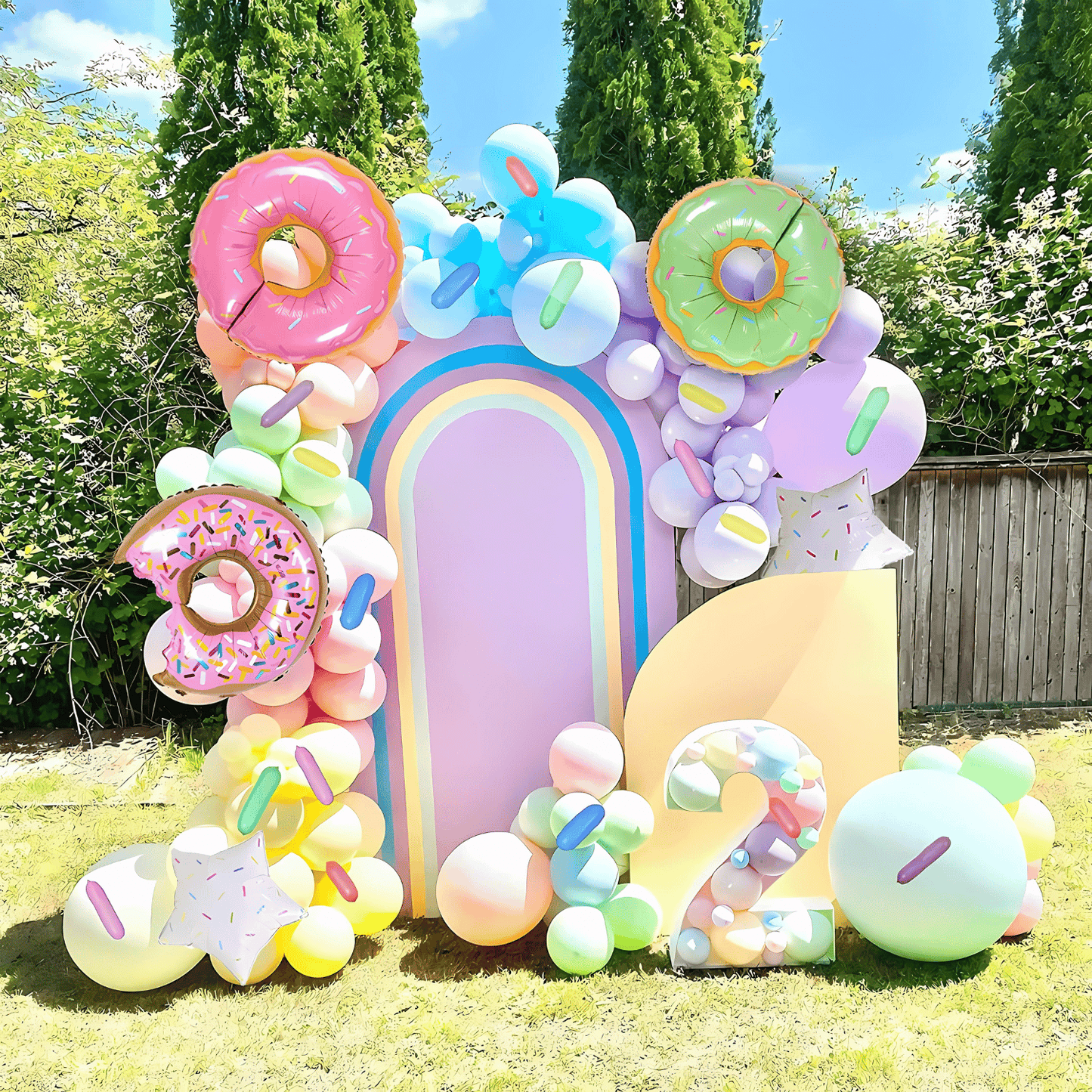 Donut Theme Balloon Set
