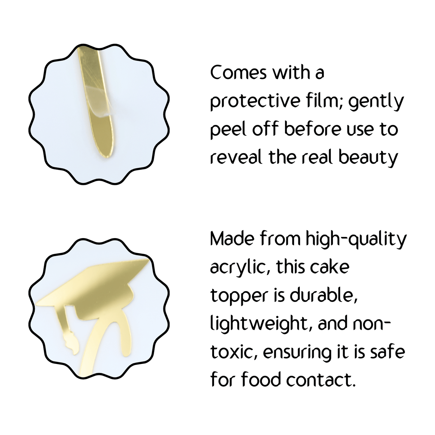 Congrats Graduation Cake Topper