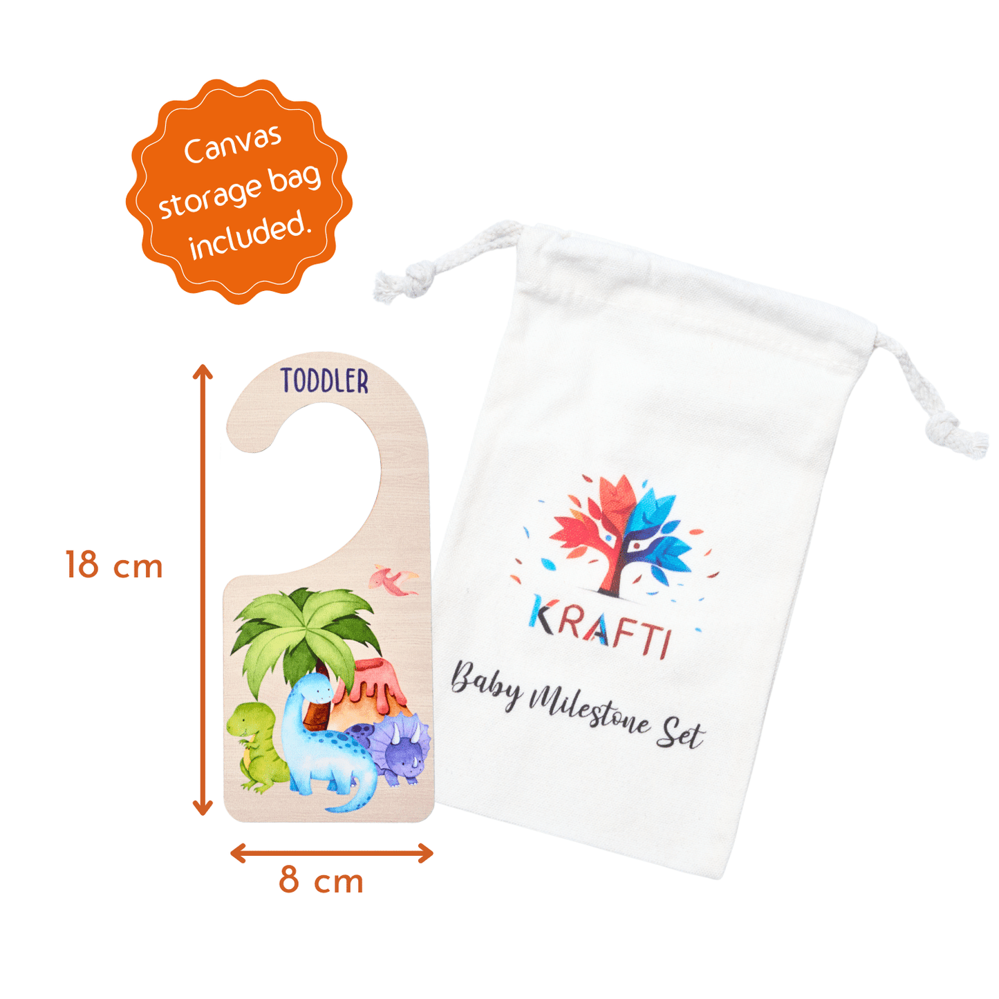 Baby Wardrobe Dividers - Dinosaur