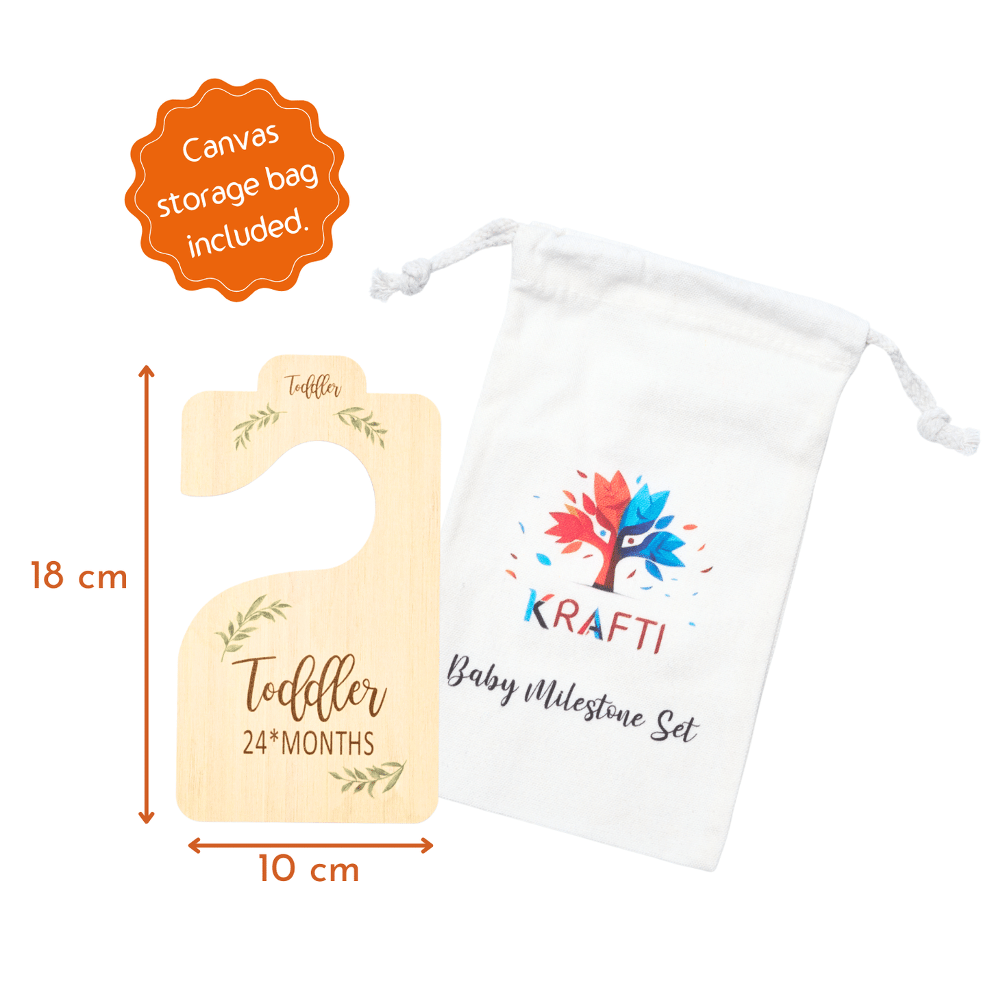 Baby Wardrobe Dividers - Eucalyptus