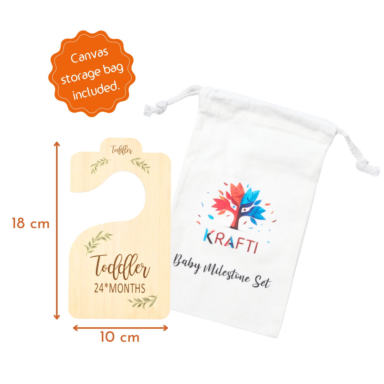 Baby Wardrobe Dividers - Eucalyptus