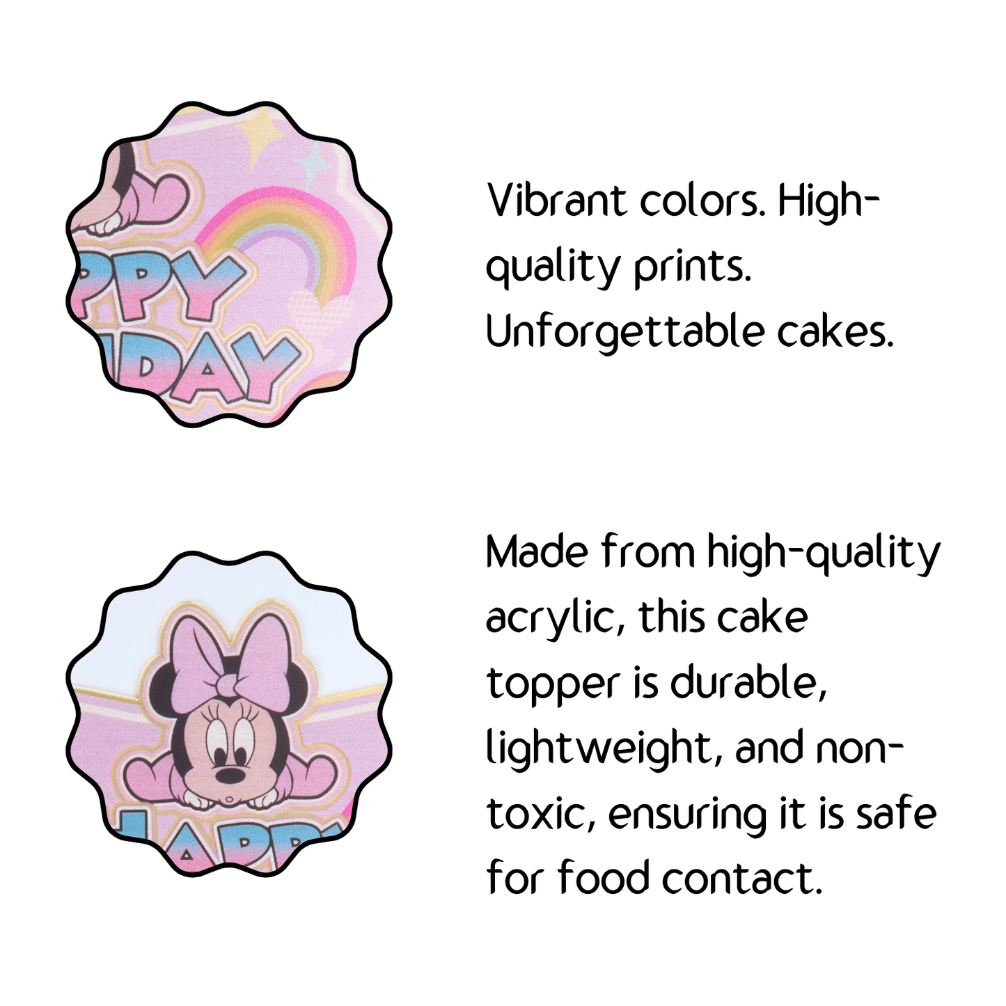 Minnie Mouse Cake Topper