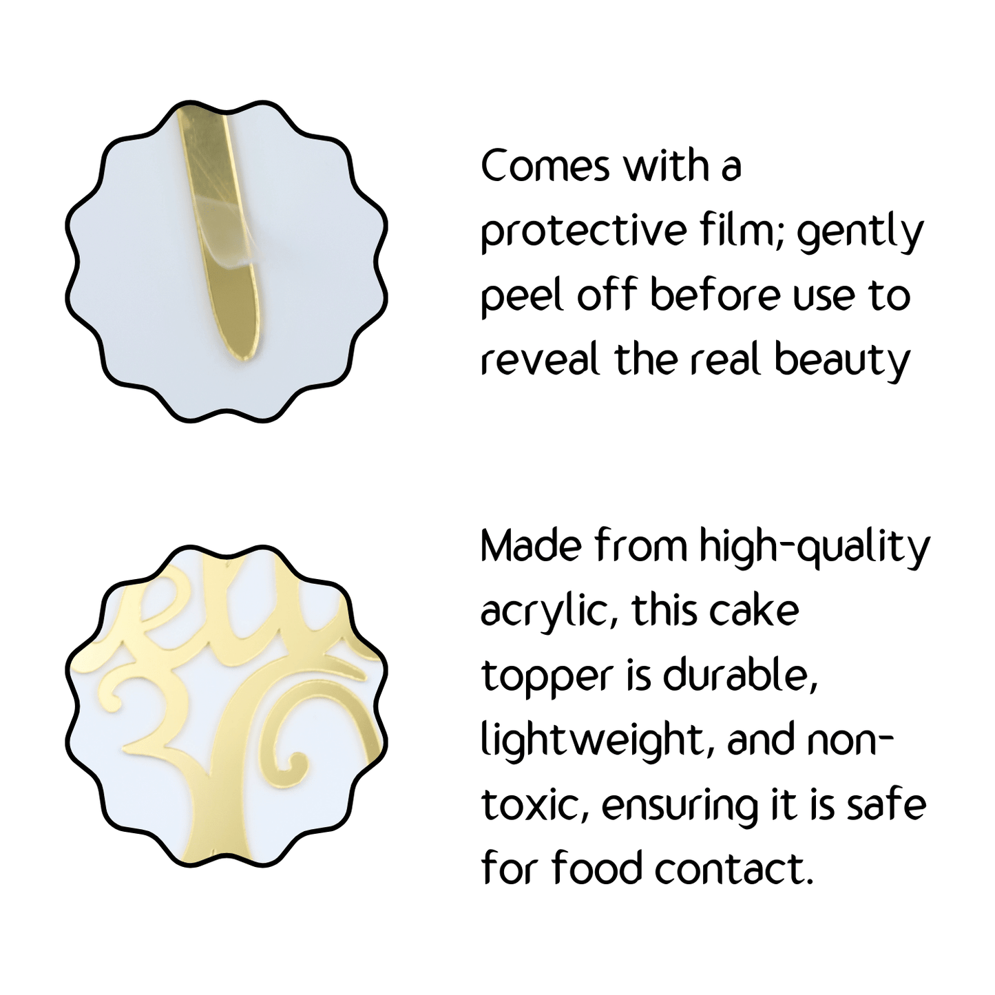 Hello 30 Cake Topper