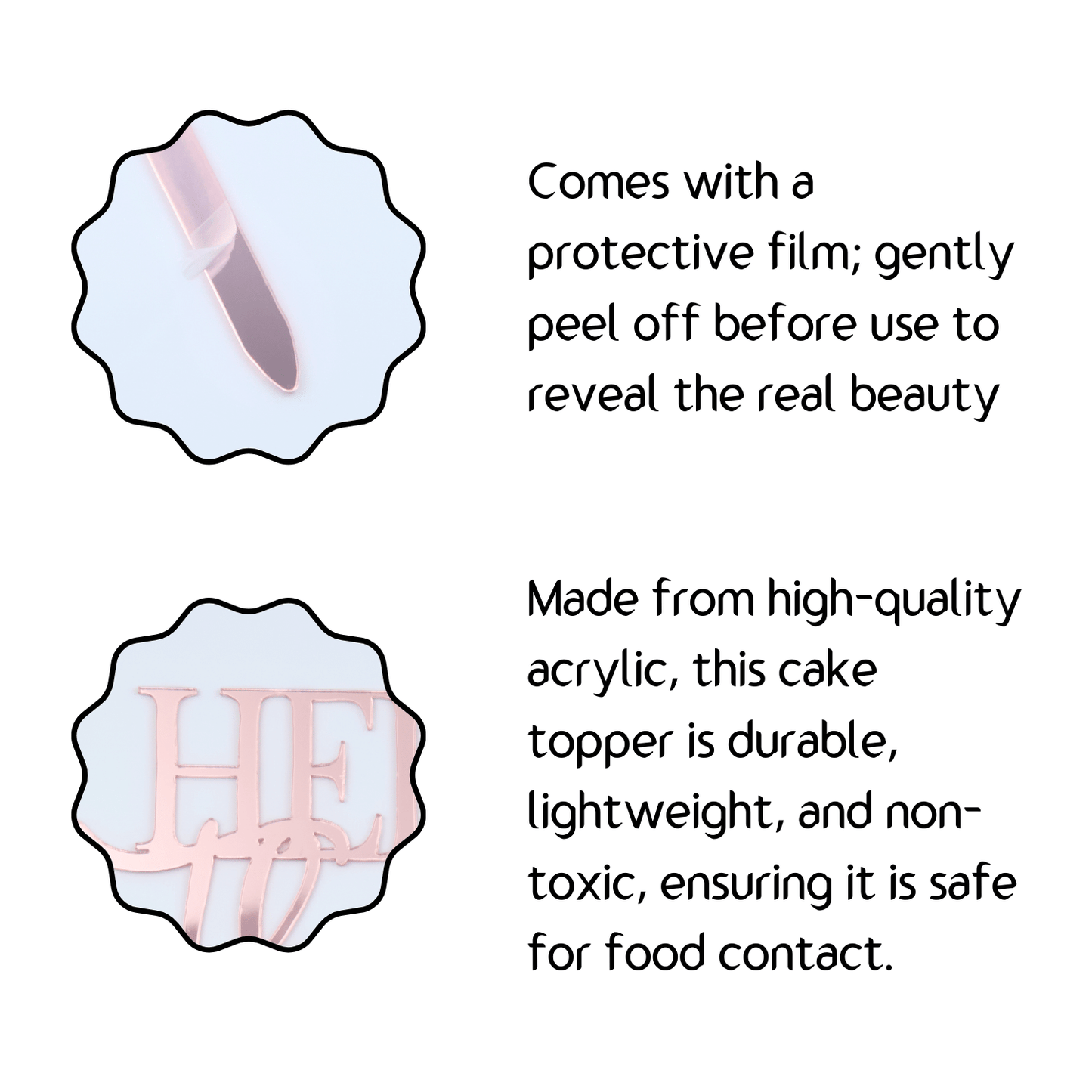 Hello Thirty +1 Cake Topper