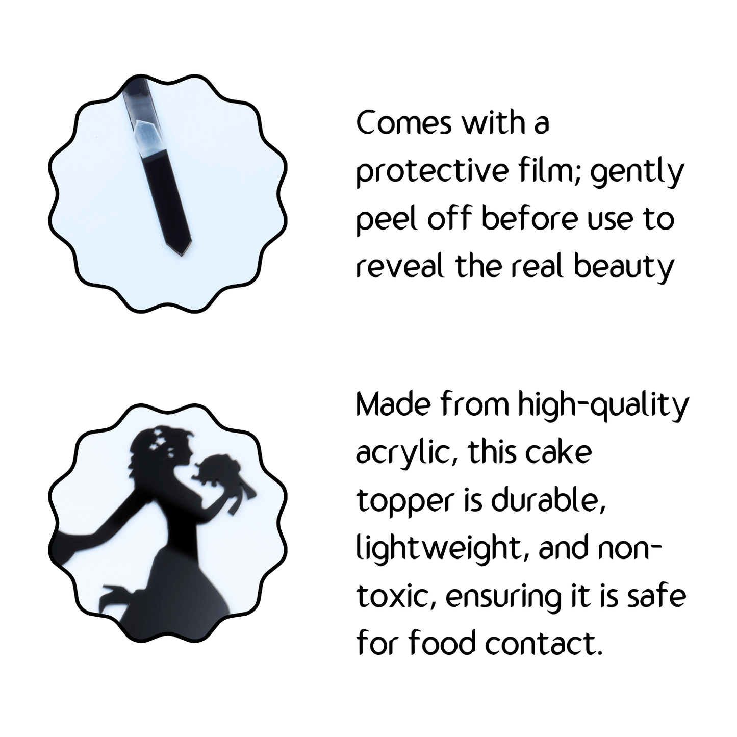 Runaway Groom Cake Topper