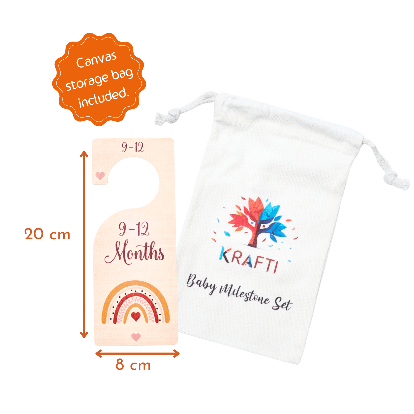 Baby Wardrobe Dividers - Rainbow