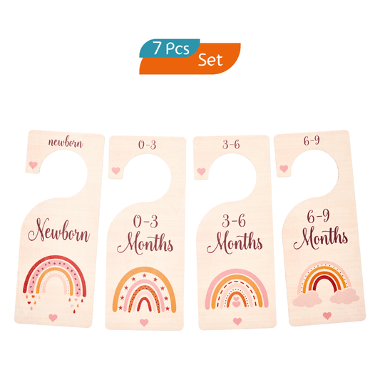Baby Wardrobe Dividers - Rainbow