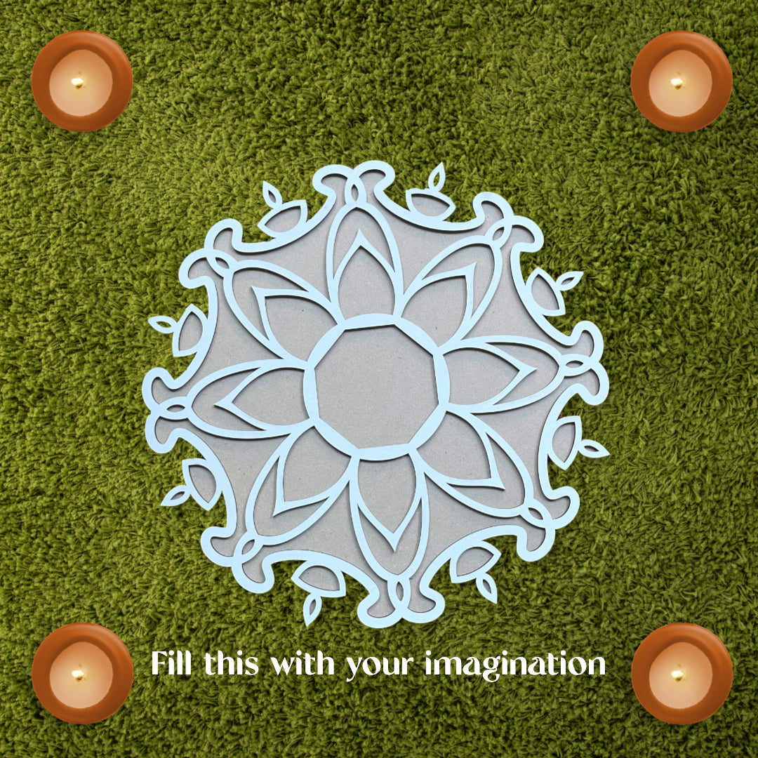 Home Decor Rangoli Mat - 5