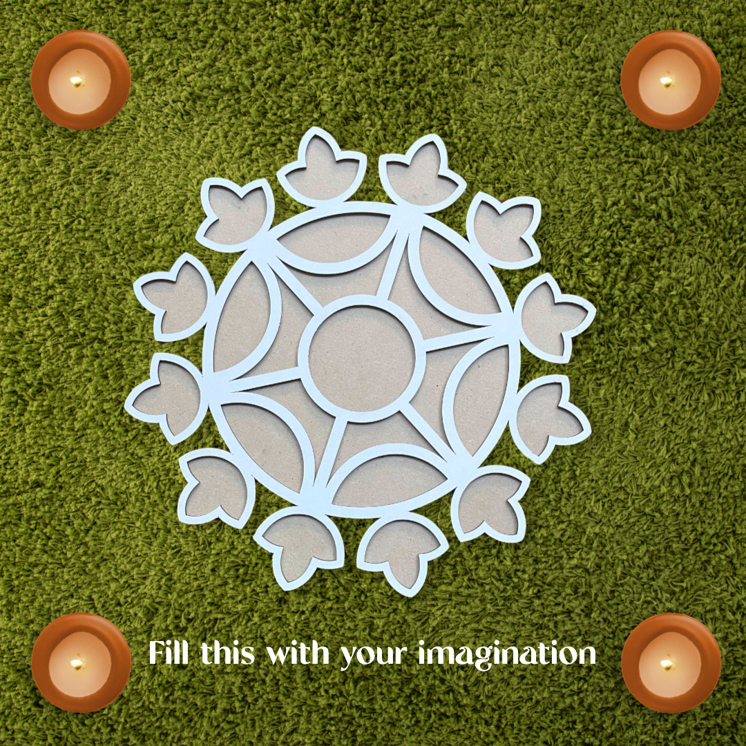 Home Decor Rangoli Mat - 6