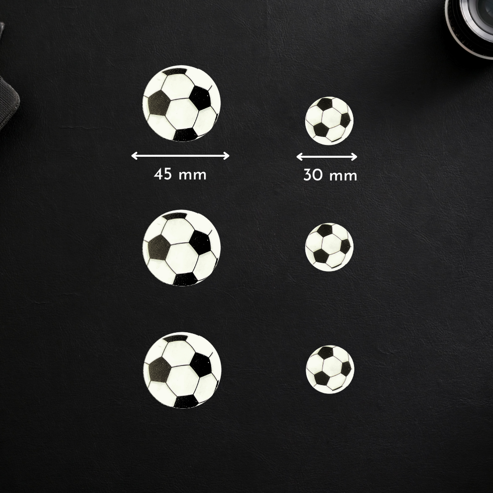 Football/Footy/Soccer Theme Cake Toppers - 6Pcs