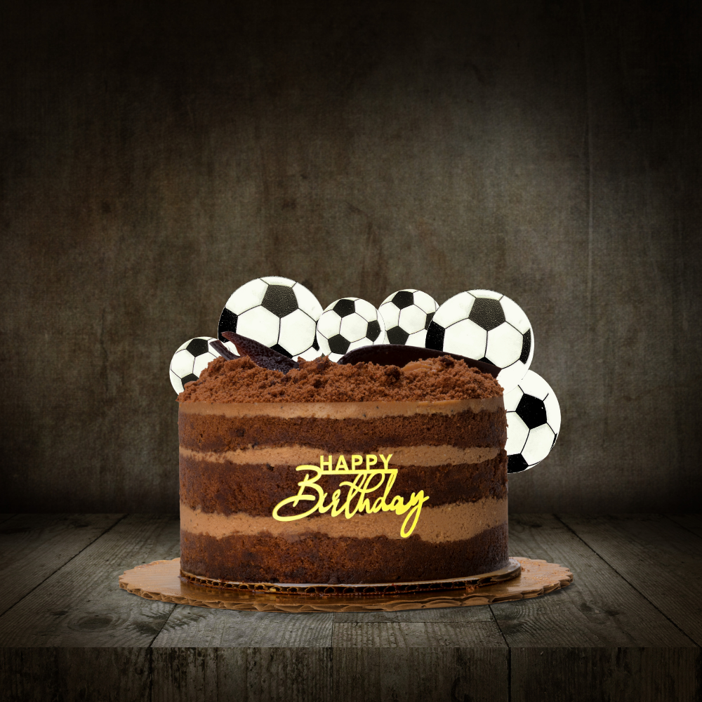 Football/Footy/Soccer Theme Cake Toppers - 6Pcs