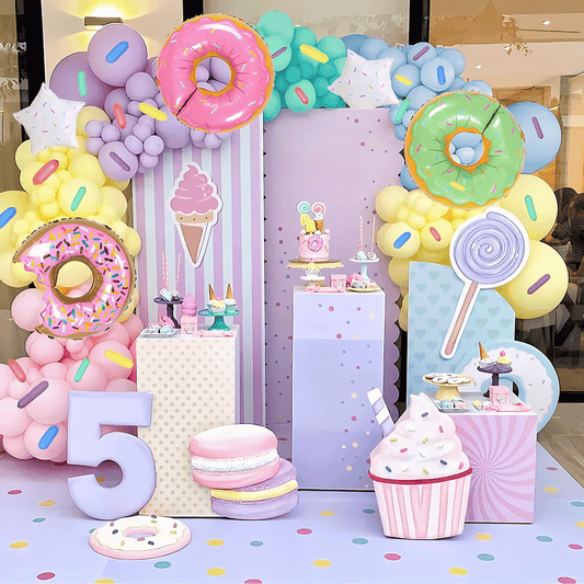 Donut Theme Balloon Set