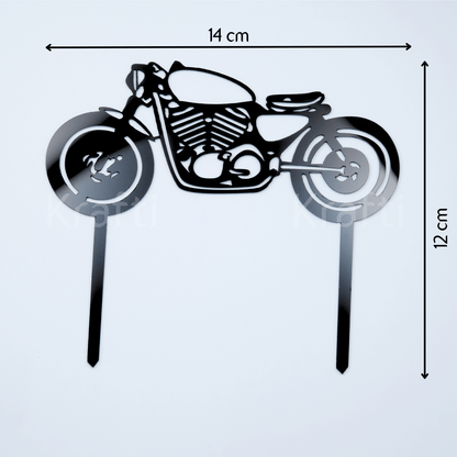 Motorcycle/Motorbike Acrylic Cake Topper