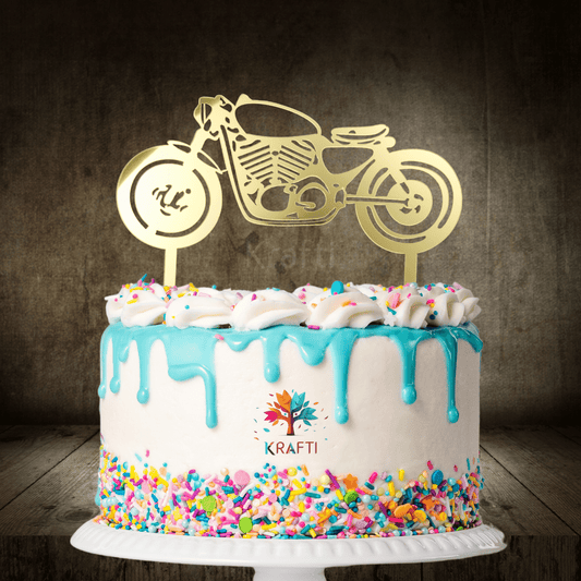 Motorcycle/Motorbike Acrylic Cake Topper
