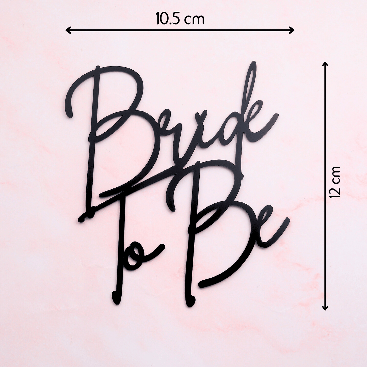 Bride to Be Cake Topper Set