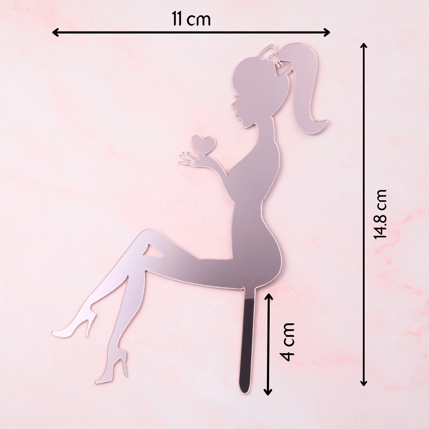 Bride to Be Cake Topper Set