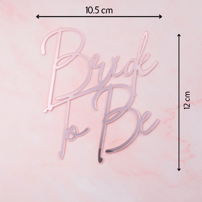 Bride to Be Cake Topper Set