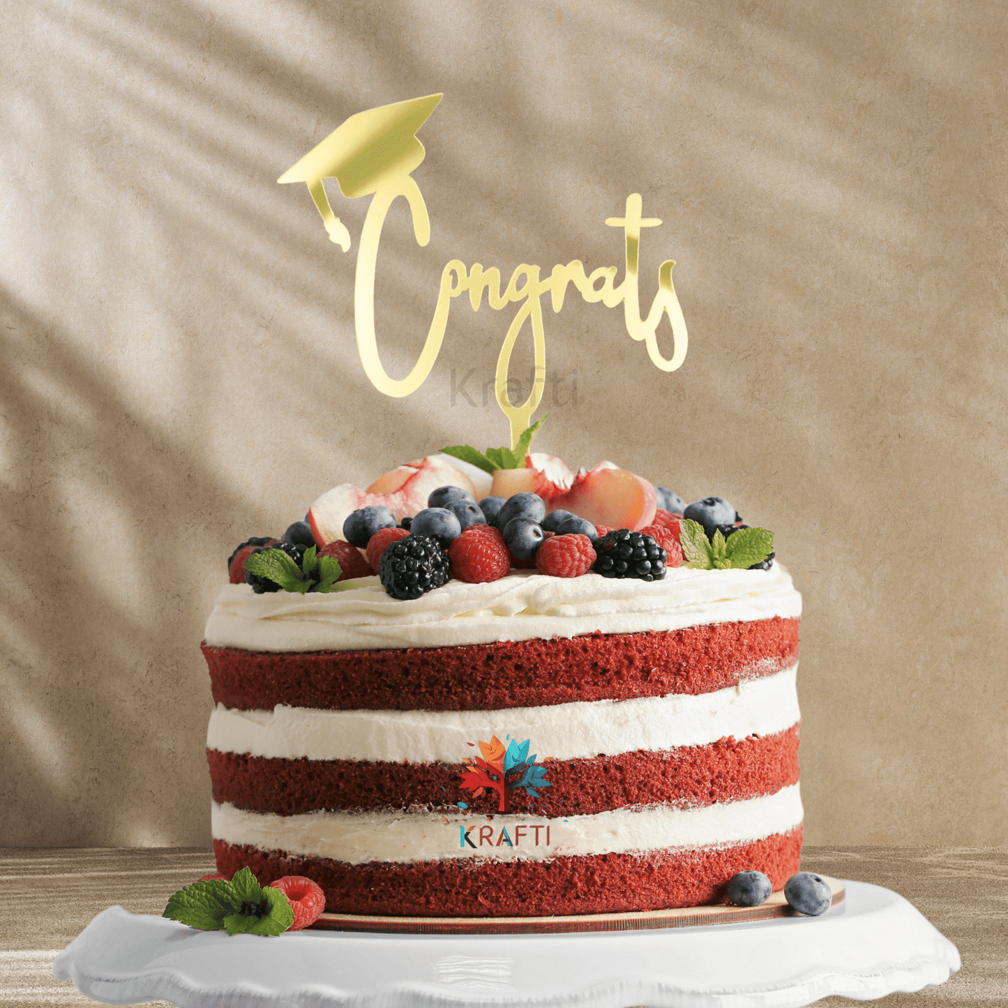 Congrats Graduation Cake Topper