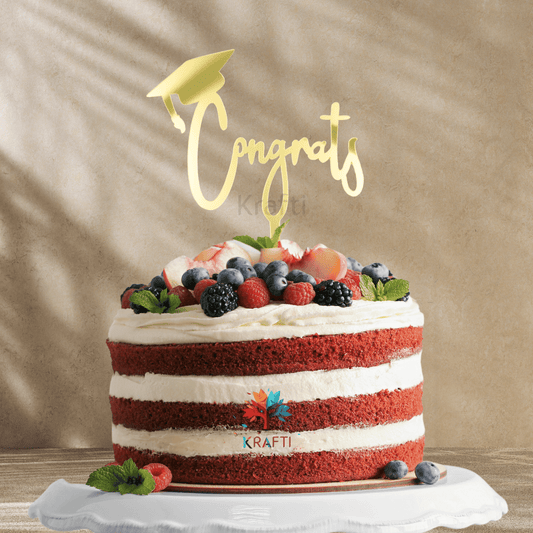 Congrats Graduation Cake Topper