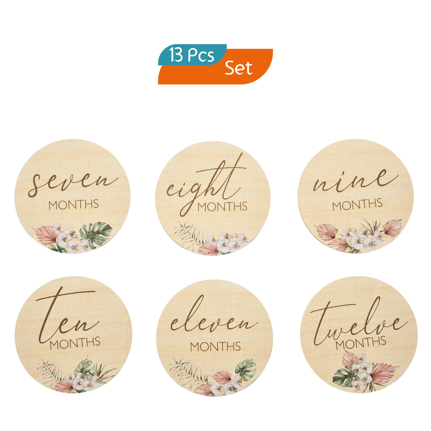 Baby Milestone Discs Set - Garden