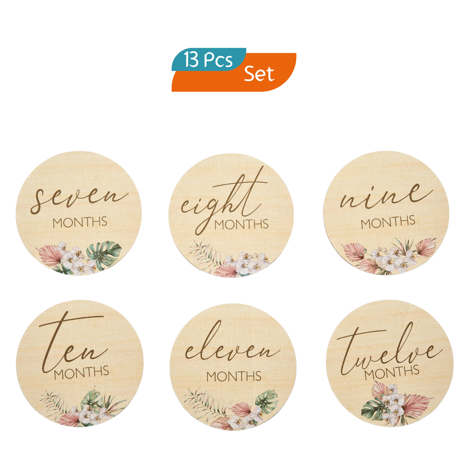 Baby Milestone Discs Set - Garden
