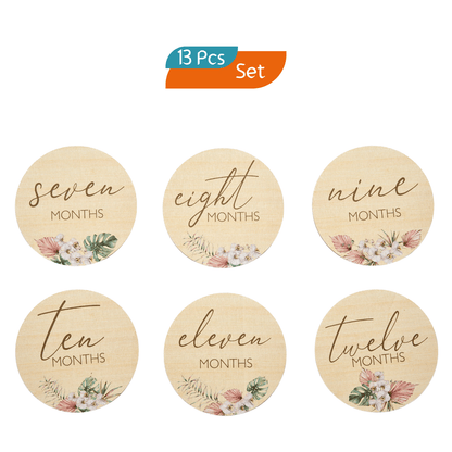 Baby Milestone Discs Set - Garden