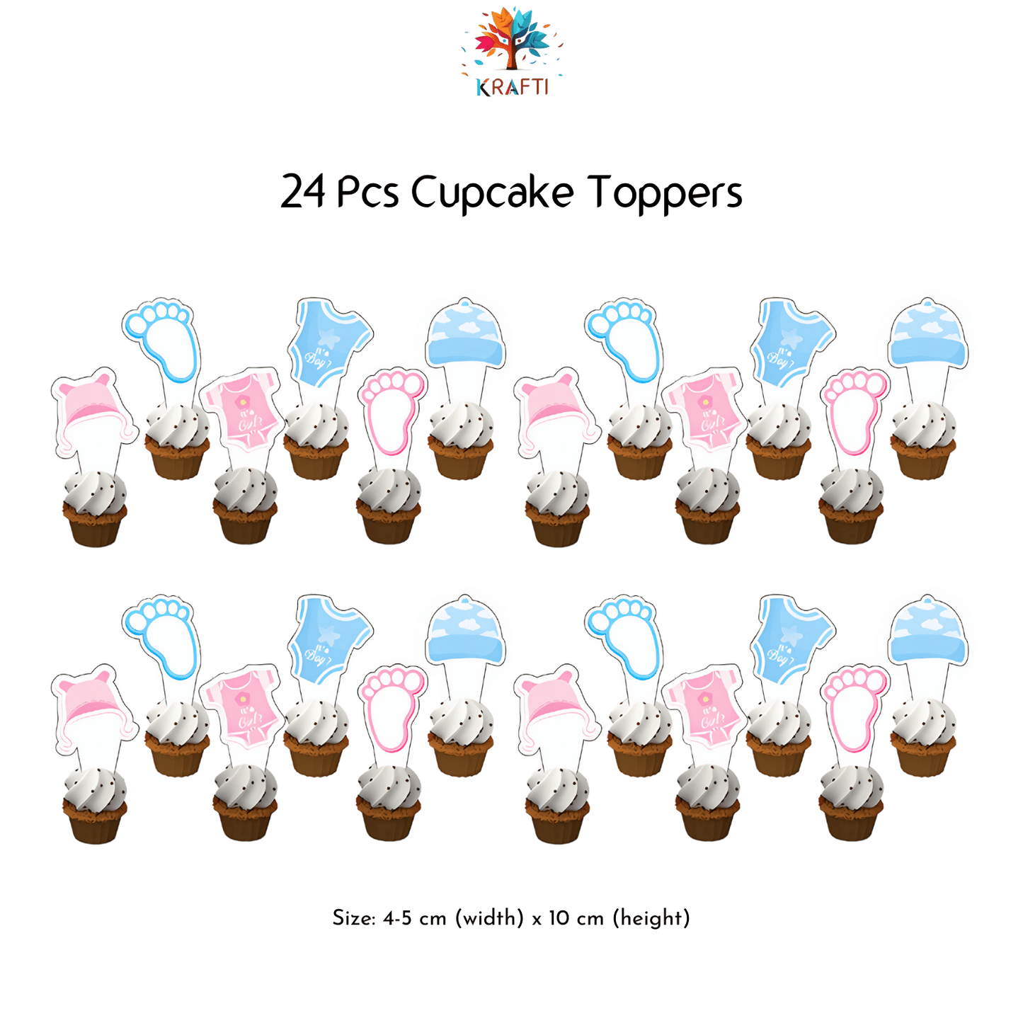 Gender Reveal Decoration Set