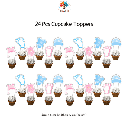 Gender Reveal Decoration Set