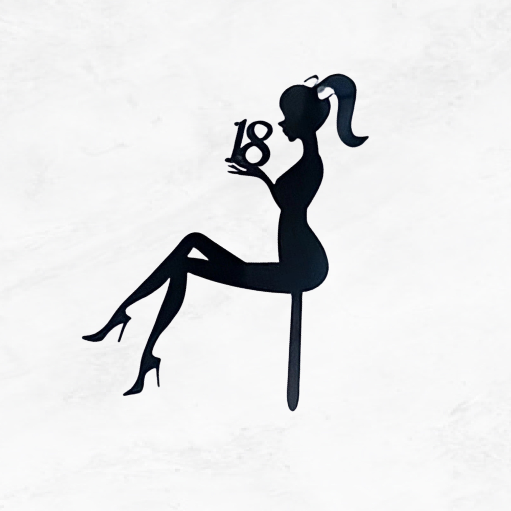 Princess Silhouette High Heels Lady - 18