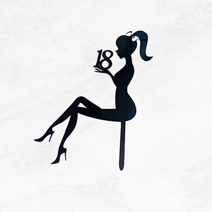 Princess Silhouette High Heels Lady - 18