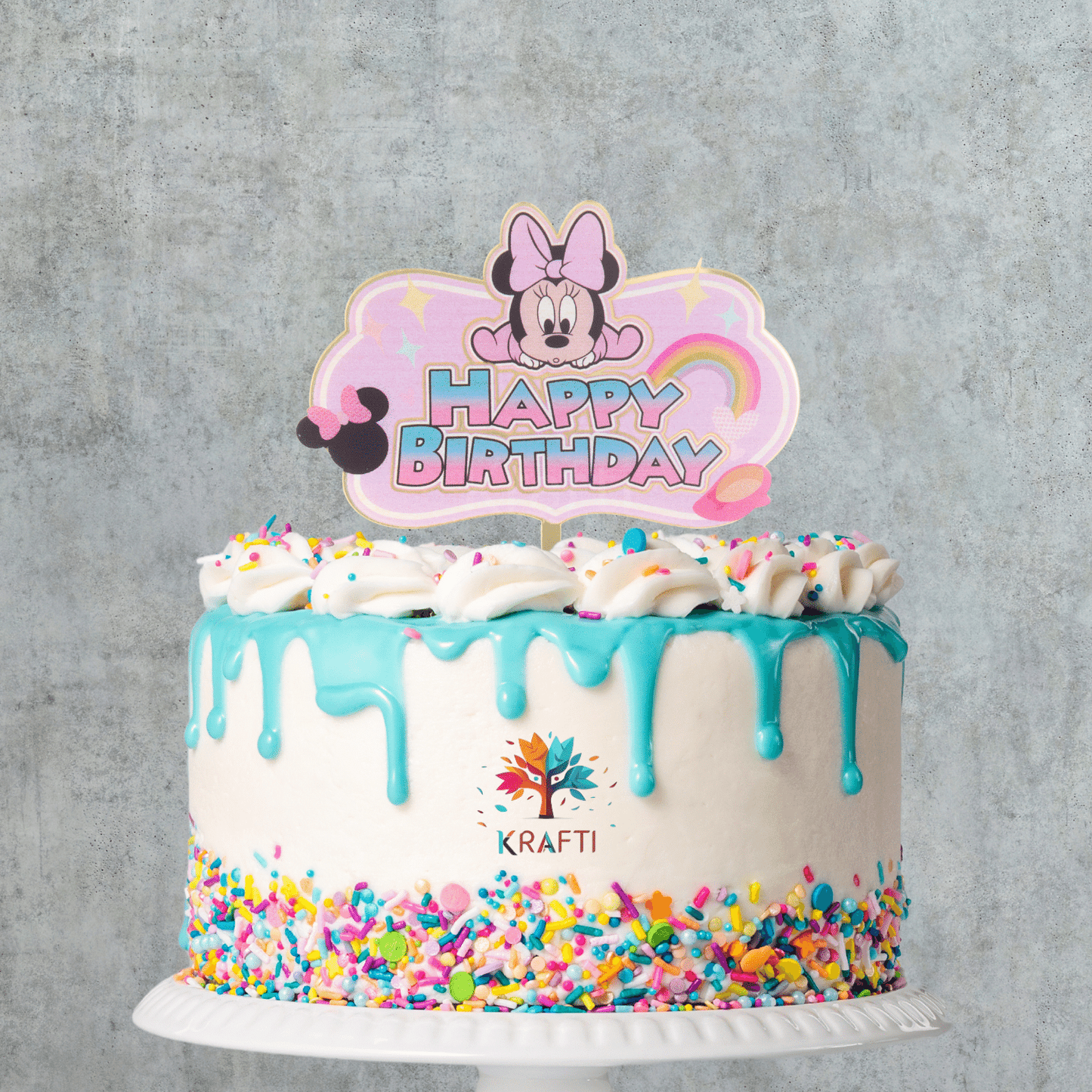 Minnie Mouse Cake Topper