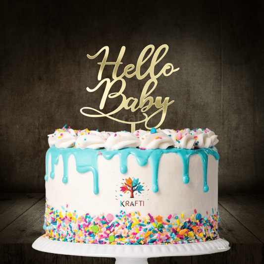 Hello Baby Cake Topper