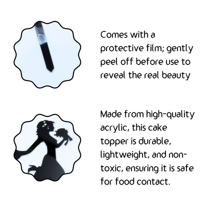 Runaway Groom Cake Topper