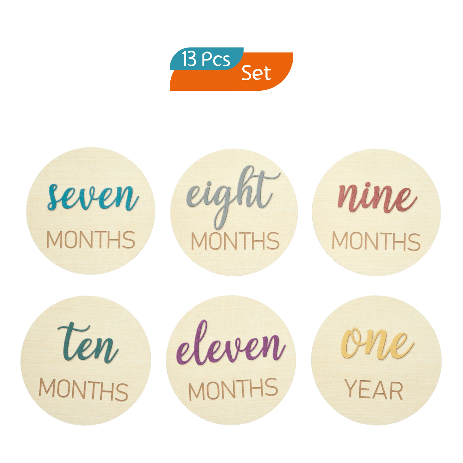 Baby Milestone Discs Set - Numbers