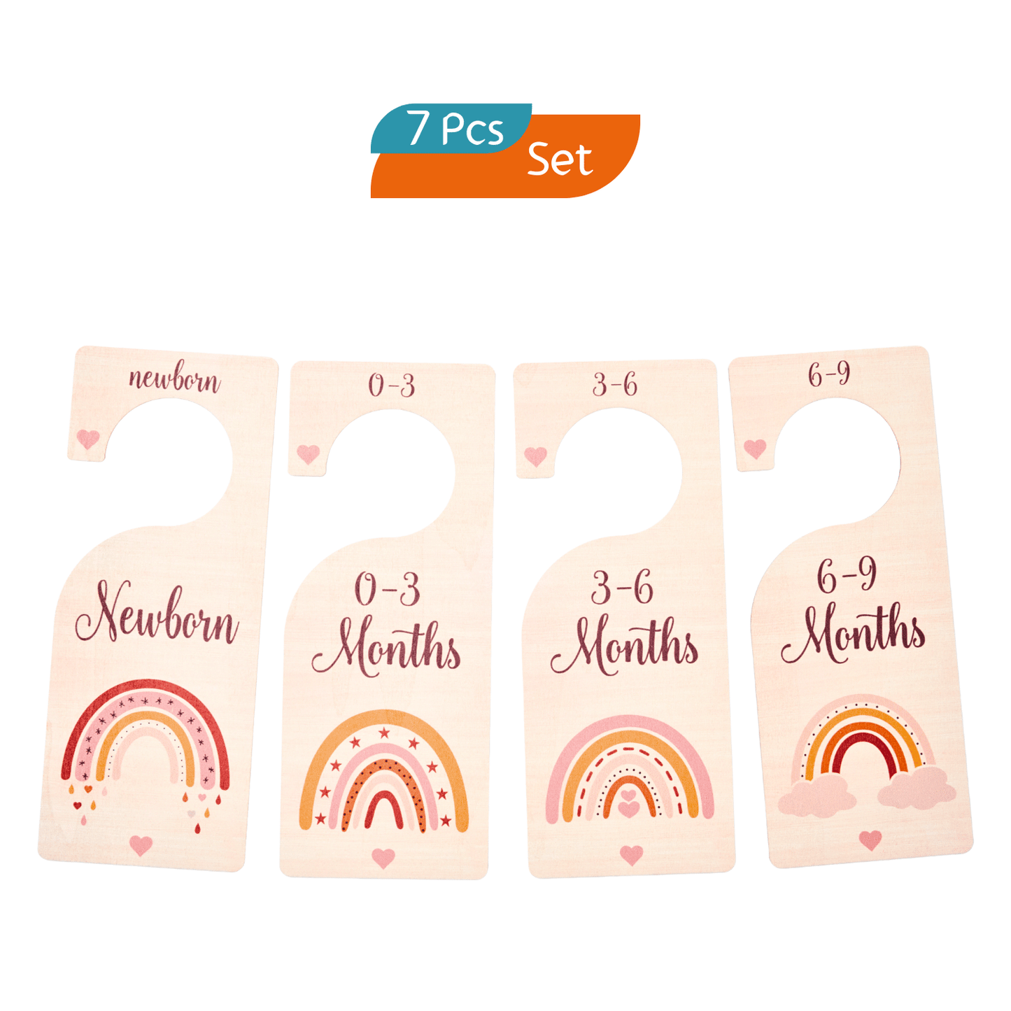 Baby Wardrobe Dividers - Rainbow
