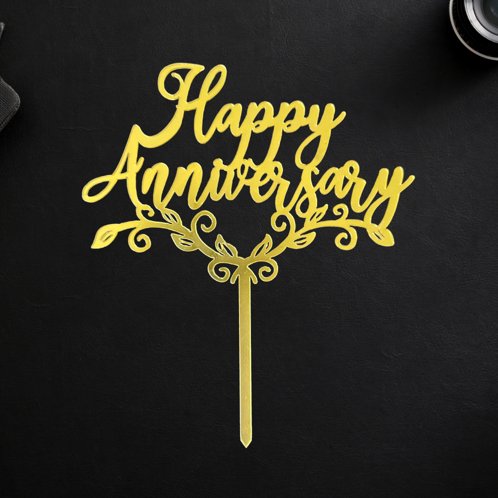 Happy Anniversary 6 - Gold