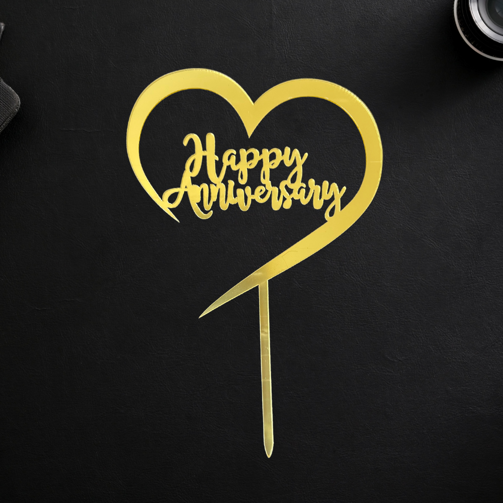 Happy Anniversary 3 - Gold