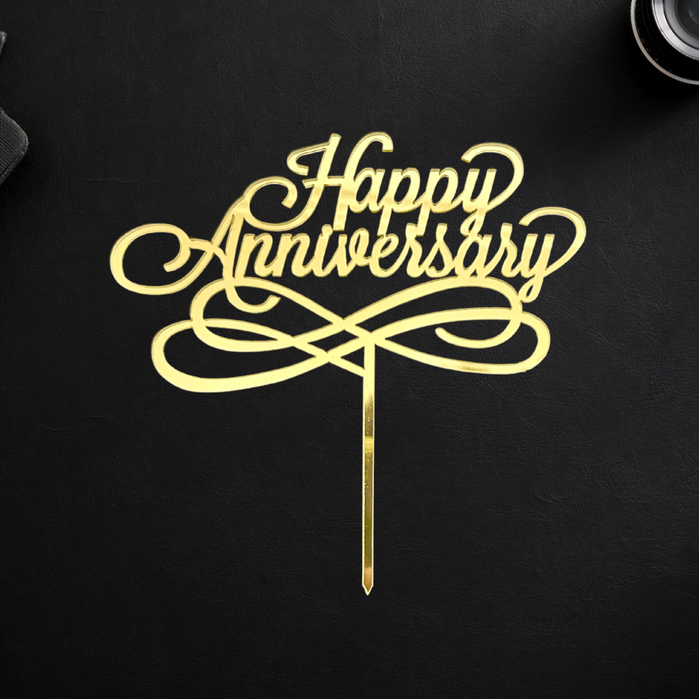 Happy Anniversary 1 - Gold