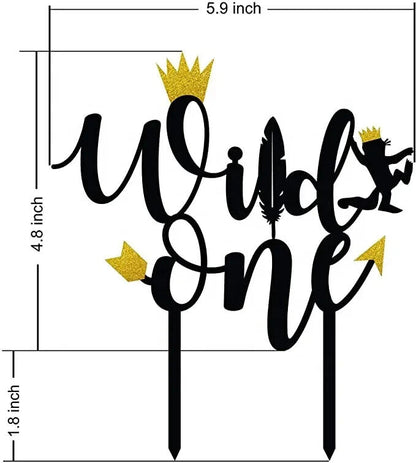 Wild One Cake Topper